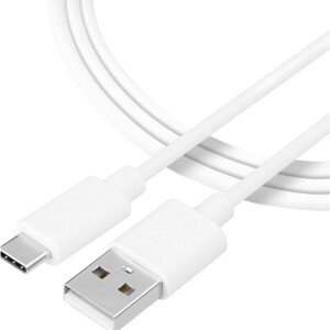 Tactical Smooth Thread Cable USB-A/USB-C 1m bílý