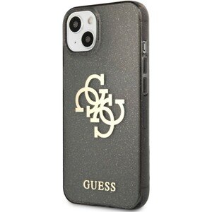 Guess TPU Big 4G Full Glitter Case iPhone 13 Mini černý
