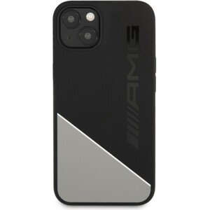 AMG Liquid Silicone Kryt iPhone 13 Mini černý/šedý