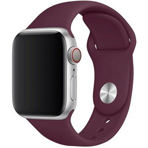 FIXED Silicone Strap set silikonových řemínků Apple Watch 38/40/41mm vínově červený