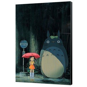 Dřevěná nástěnná dekorace My Neighbor Totoro - Totoro 35 x 50 cm