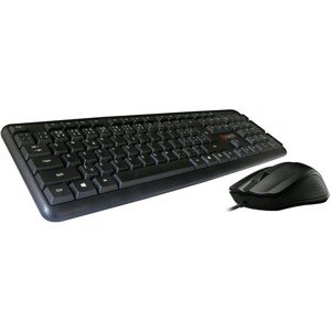 C-TECH KBM-102 klávesnice s myší černá