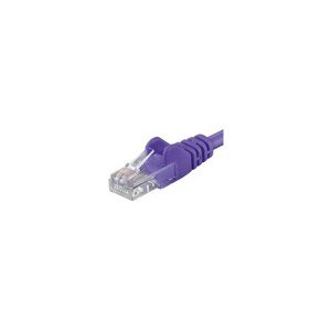 PremiumCord Patch kabel UTP RJ45-RJ45 level 5e 0,25m fialový