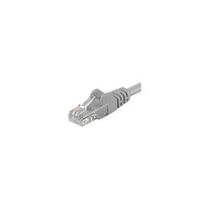 PremiumCord Patch kabel UTP RJ45-RJ45 level 5e 0,5m šedý