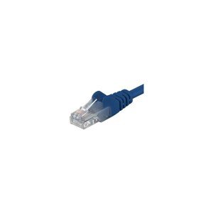 PremiumCord Patch kabel UTP RJ45-RJ45 level 5e 0,5m modrý