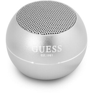 Guess Mini Bluetooth Speaker (3W) stříbrný
