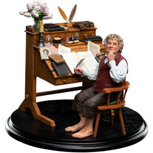 Soška Weta Workshop The Lord of the Rings - Bilbo Baggins at his Desk 1/6