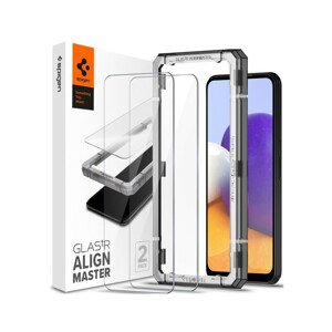 Spigen AlignMaster 2 Pack tvrzenné sklo Galaxy A22 5G