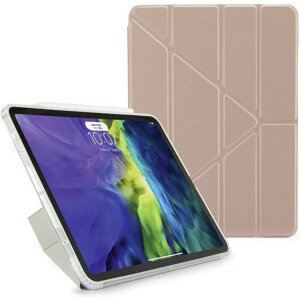 Pipetto Metallic Origami pouzdro pro Apple iPad Air 11" (2024) růžovozlaté