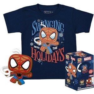Funko Pocket POP! & Tee: Marvel - Spider-Man (Gingerbread ) dětské M