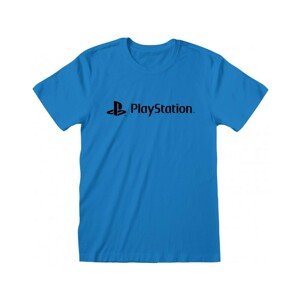 Tričko PlayStation Black Logo Unisex L