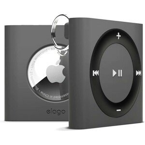 ELAGO iPod shuffle pouzdro pro AirTag tmavě šedé