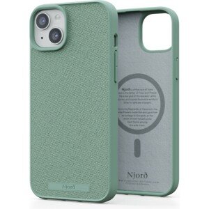 NJORD Fabric MagSafe kryt iPhone 15 Plus tyrkysový