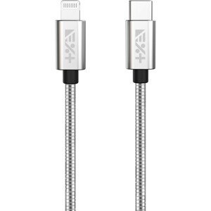 Next One USB-C to Lightning Metallic Cable 1.2m stříbrný