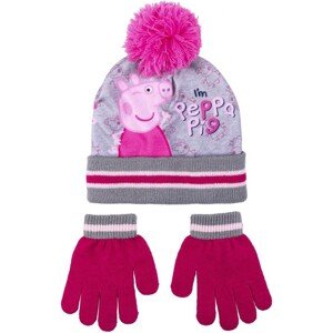 Zimní set (čepice a rukavice) Peppa Pig