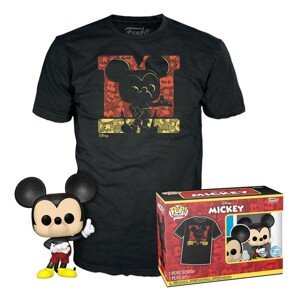 Funko POP! & Tee Box: Disney - Mickey S (Diamond Glitter)
