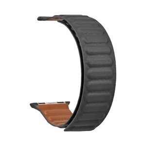 Tactical Loop kožený řemínek Apple Watch 38/40mm černý