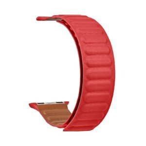 Tactical Loop kožený řemínek Apple Watch 38/40mm červený