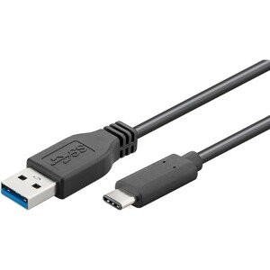 PremiumCord Kabel USB 3.2 konektor C/male - USB 3.0 A/male, černý, 2m