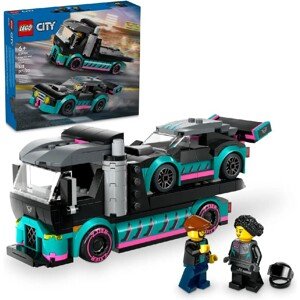 LEGO City Kamión se závodním autem (60406)