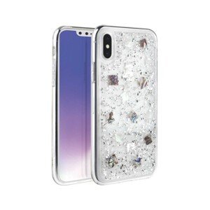 UNIQ Lumence Clear iPhone XS Max stříbrné