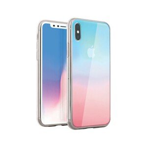 UNIQ Glaze Ombre Pastel Dreams iPhone XS/X růžové