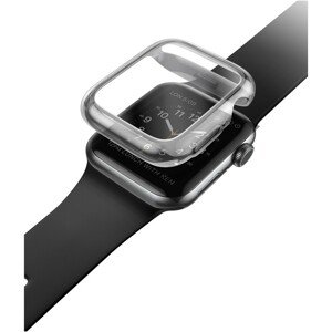 UNIQ Garde Hybrid TPU+PC pouzdro Apple Watch Series 4/5/6/SE (40mm) kouřové