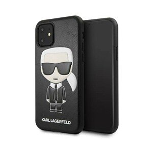 Karl Lagerfeld Embossed kryt iPhone 11 černý