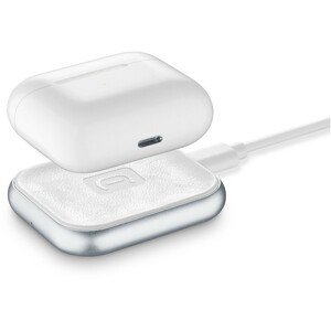 Cellularline Power Base bezdrátová nabíječka Apple Airpods/Airpods Pro bílá