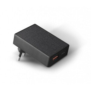 UNIQ Votre Slim Duo USB-C/USB-A 20W nabíječka černá