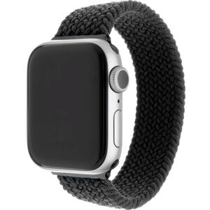 FIXED provlékací nylonový řemínek Apple Watch 42/44/45mm XS černý
