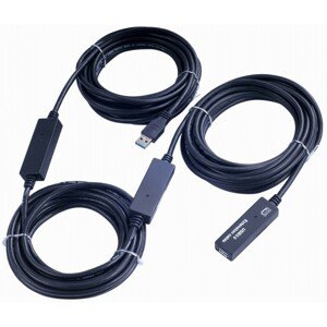PremiumCord USB 3.0 A/M-A/F repeater a prodlužovací kabel 20m