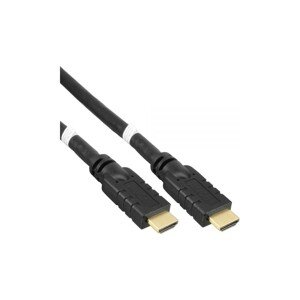 PremiumCord HDMI High Speed / Ethernet 4K@60Hz kabel se zesilovačem 20m