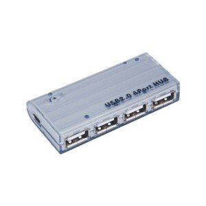 PremiumCord USB 2.0 Hub 4-portový s napájecím adaptérem 5V 2A