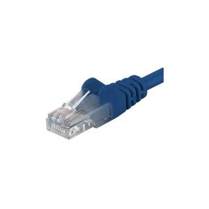 PremiumCord Patch kabel UTP RJ45 / RJ45 level 5e modrý 3m