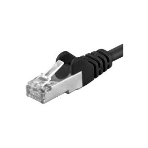 PremiumCord Patch kabel UTP RJ45-RJ45 level 5e černý 5m