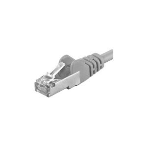 PremiumCord Patch kabel F/UTP RJ45-RJ45 level 5e šedý 15m