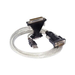 PremiumCord převodník USB 2.0 / RS232 s kabelem