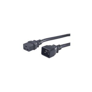 PremiumCord síťový kabel prodlužovací 230V 16A konektory IEC 320 C19 - IEC 320 C20 1,5m