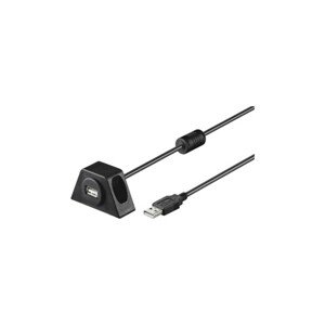 PremiumCord USB 2.0 prodlužovací kabel MF s konektorem na přišroubování 2m