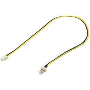 PremiumCord napájecí kabel pro ventilátor z 2 pin FAN na 3 pin FAN konektor
