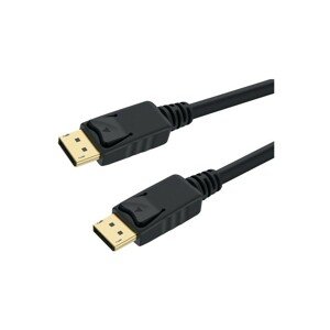 PremiumCord DisplayPort 1.2 přípojný kabel M/M zlacené konektory 3m