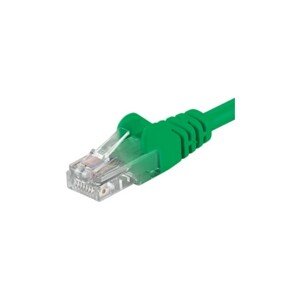 PremiumCord Patch kabel UTP RJ45-RJ45 level 5e zelená 0,25m
