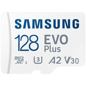 Samsung microSD 128GB Evo Plus + SD adaptér
