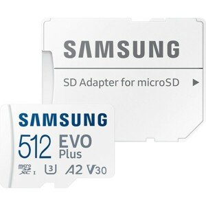 Samsung micro SDXC 512GB EVO Plus + SD adaptér