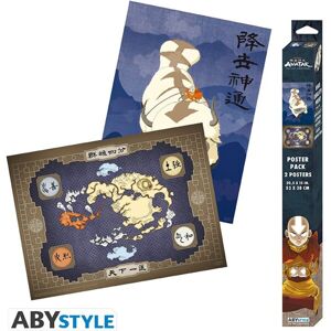 Set 2 plakátů Avatar - Appa & Map (52x38 cm)