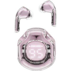 Acefast T8 Crystal Bluetooth sluchátka do uší růžová