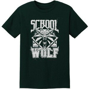 Tričko The Witcher - School of the Wolf XL