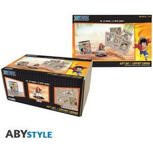Dárkový set One Piece - Hrnek, figurka a set pohlednic