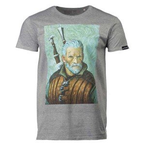 Tričko The Witcher - Geralt Van Gogh Art XXL